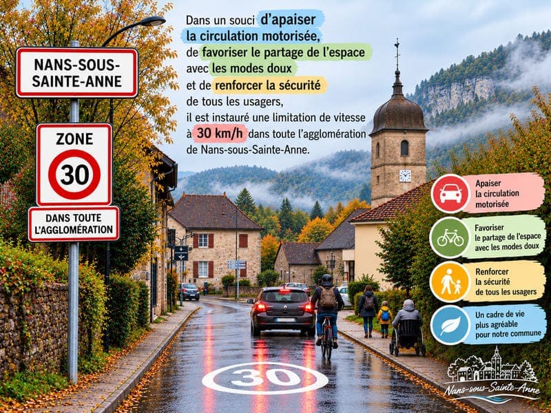 Nans sous Sainte Anne : Sécurité des Usagers renforcée (…)