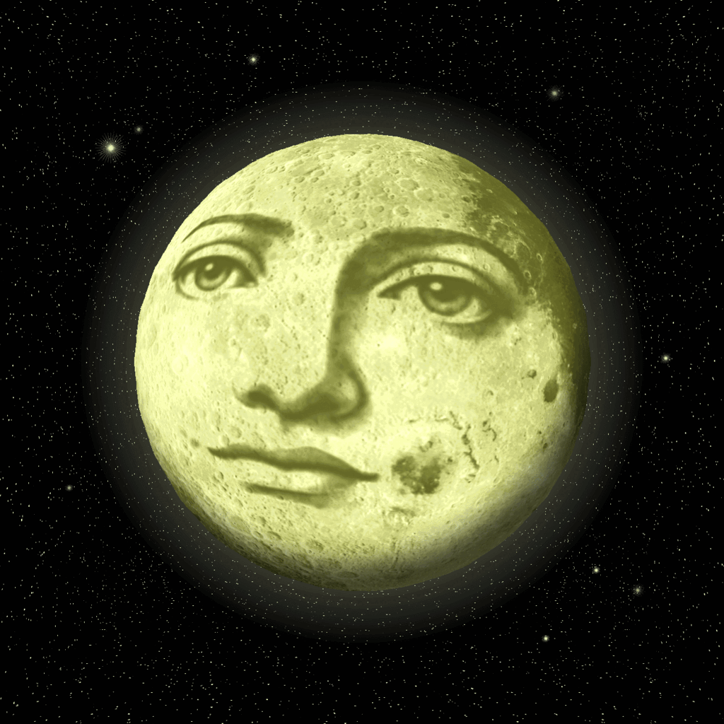 Une lune qui tourne